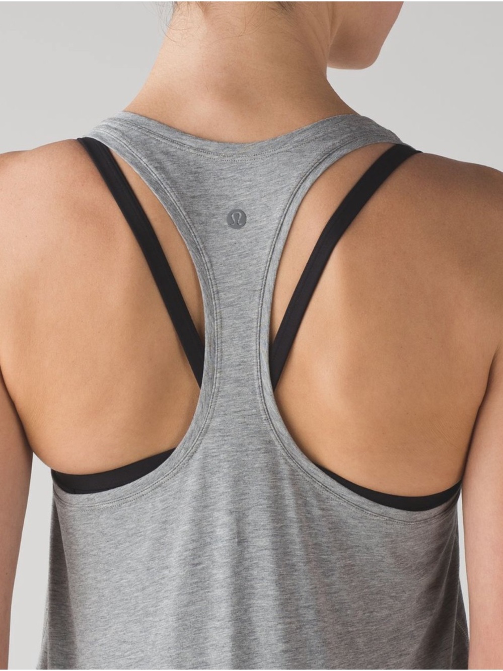 lululemon athletica Gray Racerback Tank